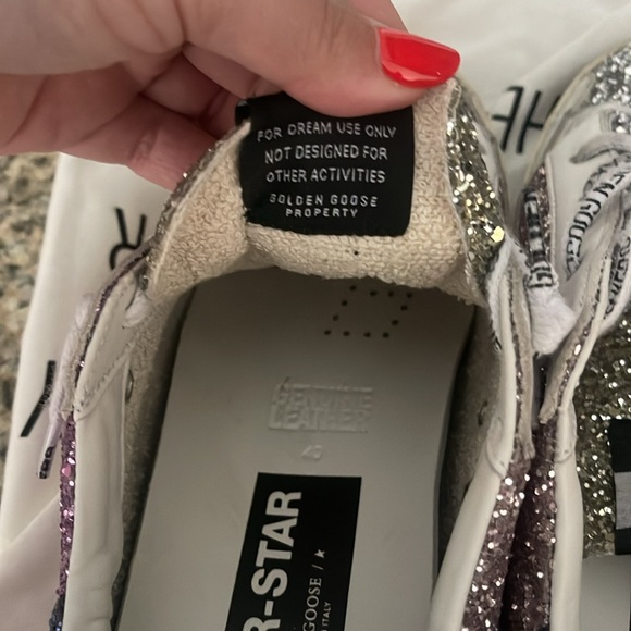 Golden goose all star multi glitter as pictured worn gently a handful of times - Picture 7 of 13